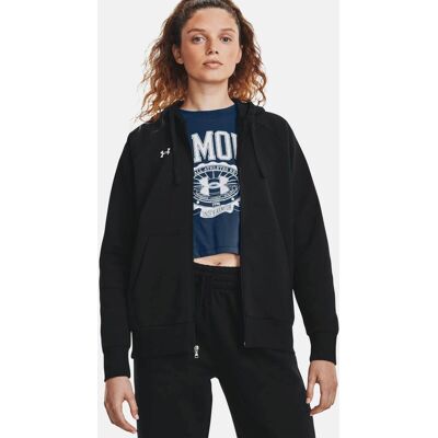 Under Armour γυναικεία ζακέτα φούτερ με κουκούλα "Rival Fleece" - 1379497 Μαύρο S Under Armour γυναικεία ζακέτα φούτερ με κουκούλα "Rival Fleece" - 1379497 Μαύρο S