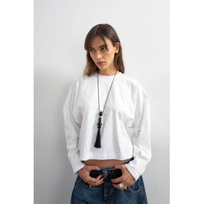 Topshop γυναικεία μπλούζα μονόχρωμη με μακρύ μανίκι "Rosa" - 31001452 Εκρού S Topshop γυναικεία μπλούζα μονόχρωμη με μακρύ μανίκι "Rosa" - 31001452 Εκρού S