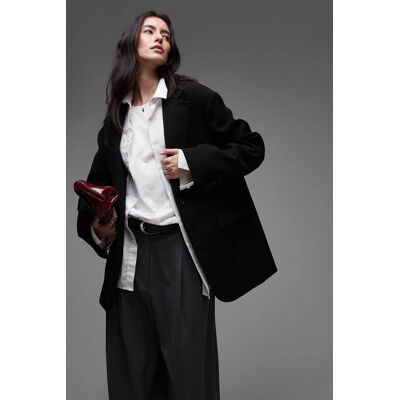 Topshop γυναικείο σακάκι oversized "Louise" - 31001364 Μαύρο 40 Topshop γυναικείο σακάκι oversized "Louise" - 31001364 Μαύρο 40