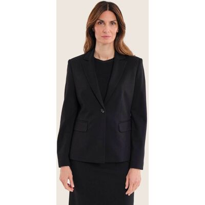 Gerry Weber γυναικείο σακάκι μονόχρωμο - N70150120038 Μαύρο 44 Gerry Weber γυναικείο σακάκι μονόχρωμο - N70150120038 Μαύρο 44