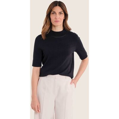 Gerry Weber γυναικεία μπλούζα πλεκτή με στρας λεπτομέρεια - N76300120038 Μαύρο 38 Gerry Weber γυναικεία μπλούζα πλεκτή με στρας λεπτομέρεια - N76300120038 Μαύρο 38