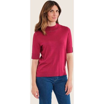 Gerry Weber γυναικεία μπλούζα πλεκτή με στρας λεπτομέρεια - N76300696038 Βυσσινί 44 Gerry Weber γυναικεία μπλούζα πλεκτή με στρας λεπτομέρεια - N76300696038 Βυσσινί 44