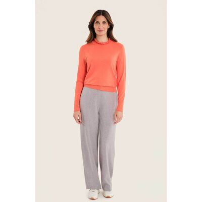 Gerry Weber γυναικείο παντελόνι με ελαστική μέση Wide Fit - N77009749038 Γκρι 42 Gerry Weber γυναικείο παντελόνι με ελαστική μέση Wide Fit - N77009749038 Γκρι 42
