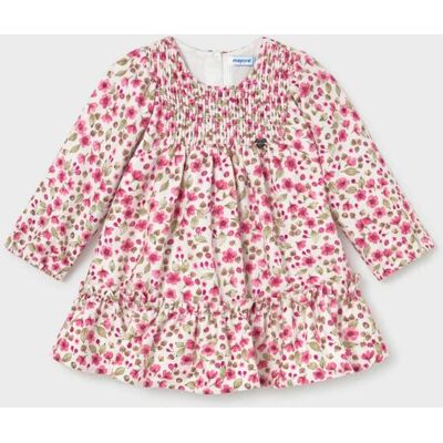 Mayoral παιδικό φόρεμα με floral print - 2946-W27 Ροζ Ανοιχτό 9M Mayoral παιδικό φόρεμα με floral print - 2946-W27 Ροζ Ανοιχτό 9M