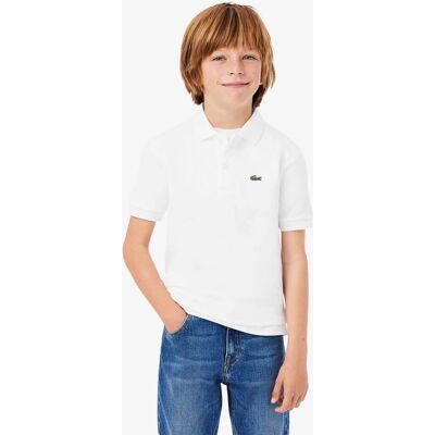 Lacoste παιδική μπλούζα πόλο πικέ με κεντημένο λογότυπο Regular Fit - PJ1102 Λευκό 8Y Lacoste παιδική μπλούζα πόλο πικέ με κεντημένο λογότυπο Regular Fit - PJ1102 Λευκό 8Y