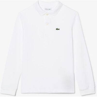 Lacoste παιδική μπλούζα πόλο πικέ με κεντημένο λογότυπο Regular Fit - PJ1465 Λευκό 16Y Lacoste παιδική μπλούζα πόλο πικέ με κεντημένο λογότυπο Regular Fit - PJ1465 Λευκό 16Y