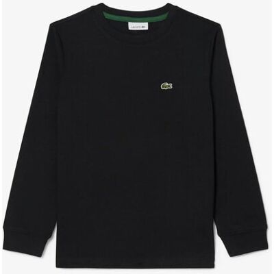 Lacoste παιδική μακρυμάνικη μπλούζα με κεντημένο λογότυπο Regular Fit - TJ2703 Μαύρο 14Y Lacoste παιδική μακρυμάνικη μπλούζα με κεντημένο λογότυπο Regular Fit - TJ2703 Μαύρο 14Y