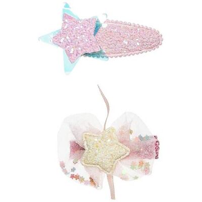 Alouette παιδικό σετ κλιπ μαλλιών αστεράκια με glitter (2 τεμάχια) - 00032070 Ροζ Ανοιχτό ONE SIZE Alouette παιδικό σετ κλιπ μαλλιών αστεράκια με glitter (2 τεμάχια) - 00032070 Ροζ Ανοιχτό ONE SIZE