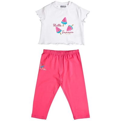 Alouette παιδικό σετ crop top και κολάν "Five Star" (2 τεμάχια) - 00270769 Λευκό 3Y Alouette παιδικό σετ crop top και κολάν "Five Star" (2 τεμάχια) - 00270769 Λευκό 3Y