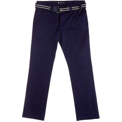 Alouette παιδικό παντελόνι chino με ζώνη (6-16 ετών) - 00913646 Μπλε Σκούρο 10Y Alouette παιδικό παντελόνι chino με ζώνη (6-16 ετών) - 00913646 Μπλε Σκούρο 10Y