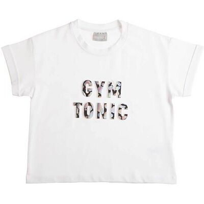 Alouette παιδική μπλούζα με ανάγλυφο τύπωμα "Gym Tonic" (6-16 ετών) - 00953021 Λευκό 16Y Alouette παιδική μπλούζα με ανάγλυφο τύπωμα "Gym Tonic" (6-16 ετών) - 00953021 Λευκό 16Y