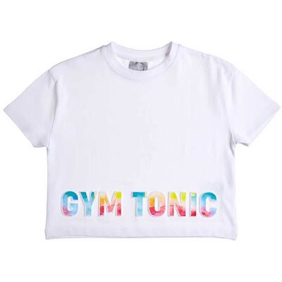 Alouette παιδική μπλούζα με ανάγλυφα γράμματα "Gym Tonic" (6-14 ετών) - 00953022 Λευκό 6Y Alouette παιδική μπλούζα με ανάγλυφα γράμματα "Gym Tonic" (6-14 ετών) - 00953022 Λευκό 6Y