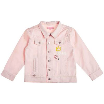 Alouette παιδικό denim μπουφάν με τυπώματα (6-14 ετών) - 00961706 Ροζ 8Y Alouette παιδικό denim μπουφάν με τυπώματα (6-14 ετών) - 00961706 Ροζ 8Y