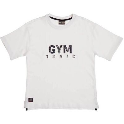 Alouette παιδική μπλούζα με ανάγλυφα γράμματα "Gym Tonic" (6-16 ετών) - 00953024 Λευκό 6Y Alouette παιδική μπλούζα με ανάγλυφα γράμματα "Gym Tonic" (6-16 ετών) - 00953024 Λευκό 6Y