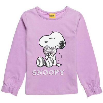 Alouette παιδική μπλούζα με παγιέτες και print "Snoopy" - 00321182 Βιολετί 3Y Alouette παιδική μπλούζα με παγιέτες και print "Snoopy" - 00321182 Βιολετί 3Y