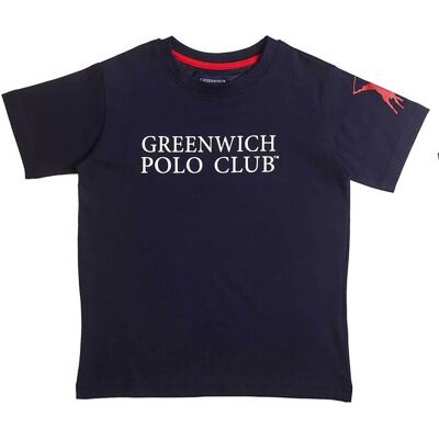 Alouette παιδική μπλούζα με ανάγλυφο σχέδιο "Greenwich Polo Club" (2-16 ετών) - 00152028 Μπλε Σκούρο 4Y Alouette παιδική μπλούζα με ανάγλυφο σχέδιο "Greenwich Polo Club" (2-16 ετών) - 00152028 Μπλε Σκούρο 4Y