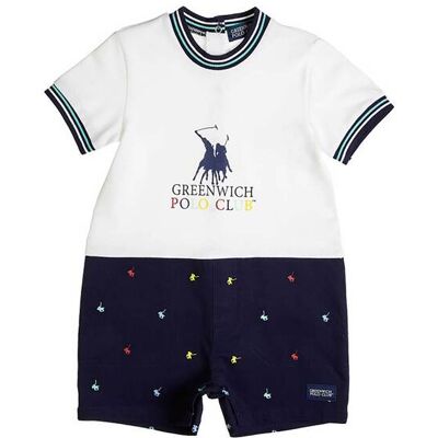 Alouette βρεφικό πικέ φορμάκι "Greenwich Polo Club" (1-12 μηνών) - 00580952 Μπλε Σκούρο 12Y Alouette βρεφικό πικέ φορμάκι "Greenwich Polo Club" (1-12 μηνών) - 00580952 Μπλε Σκούρο 12Y