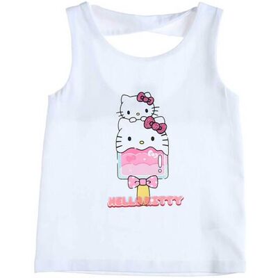 Alouette παιδική αμάνικη μπλούζα με τύπωμα "Hello Kitty" (12 μηνών-5 ετών) - 00351082 Λευκό 12M Alouette παιδική αμάνικη μπλούζα με τύπωμα "Hello Kitty" (12 μηνών-5 ετών) - 00351082 Λευκό 12M