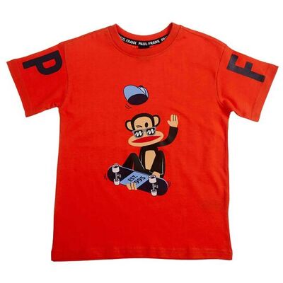 Alouette παιδική μπλούζα με ανάγλυφο τύπωμα "Paul Frank" (12 μηνών-5 ετών) - 00351089 Πορτοκαλί 3Y Alouette παιδική μπλούζα με ανάγλυφο τύπωμα "Paul Frank" (12 μηνών-5 ετών) - 00351089 Πορτοκαλί 3Y