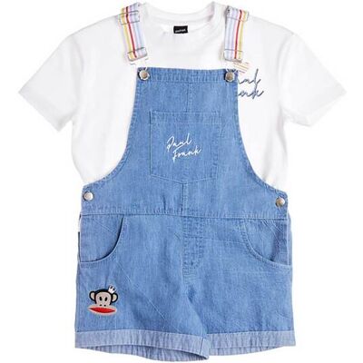 Alouette παιδική denim σαλοπέτα και μπλούζα "Paul Frank" (12 μηνών-8 ετών) - 00370790 Μπλε Σκούρο 5Y Alouette παιδική denim σαλοπέτα και μπλούζα "Paul Frank" (12 μηνών-8 ετών) - 00370790 Μπλε Σκούρο 5Y
