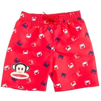 Alouette παιδικό μαγιό βερμούδα με all-over print "Paul Frank" (12 μηνών-5 ετών) - 00390213 Κόκκινο 18M Alouette παιδικό μαγιό βερμούδα με all-over print "Paul Frank" (12 μηνών-5 ετών) - 00390213 Κόκκινο 18M