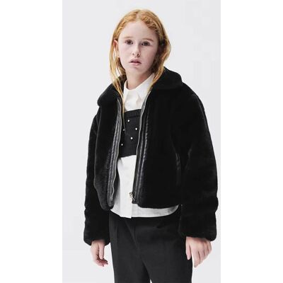 Mayoral παιδικό jacket με faux γούνα - 7401-W27 Μαύρο 14Y Mayoral παιδικό jacket με faux γούνα - 7401-W27 Μαύρο 14Y