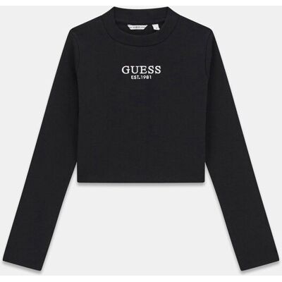 Guess παιδική μπλούζα φούτερ με logo print - J4YI49KBZP4 Μαύρο 16Y Guess παιδική μπλούζα φούτερ με logo print - J4YI49KBZP4 Μαύρο 16Y