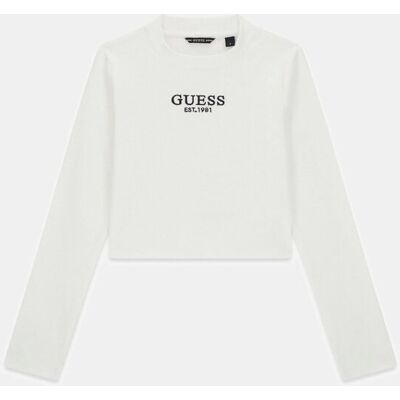 Guess παιδική μπλούζα φούτερ με logo print - J4YI49KBZP4 Λευκό 14Y Guess παιδική μπλούζα φούτερ με logo print - J4YI49KBZP4 Λευκό 14Y