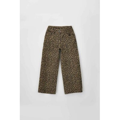 iDO παιδικό τζιν παντελόνι πεντάτσεπο με animal print - 4.H726/00 Καφέ 16Y iDO παιδικό τζιν παντελόνι πεντάτσεπο με animal print - 4.H726/00 Καφέ 16Y
