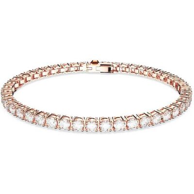 Swarovski γυναικείο βραχιόλι στρογγυλή κοπή, λευκό, επιμετάλλωση σε ροζ χρυσαφί τόνο "Matrix Tennis" - 5657659 Swarovski γυναικείο βραχιόλι στρογγυλή κοπή, λευκό, επιμετάλλωση σε ροζ χρυσαφί τόνο "Matrix Tennis" - 5657659