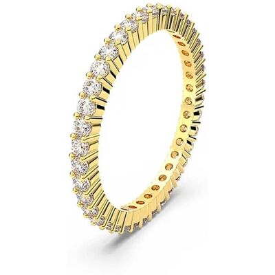 Swarovski γυναικείο δαχτυλίδι στρογγυλή κοπή, λευκό, φινίρισμα σε χρυσό τόνο "Matrix Vittore" (58) - 5656295 Swarovski γυναικείο δαχτυλίδι στρογγυλή κοπή, λευκό, φινίρισμα σε χρυσό τόνο "Matrix Vittore" (58) - 5656295