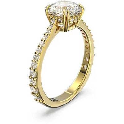 Swarovski γυναικείο δαχτυλίδι κοκτέιλ στρογγυλή κοπή, pavé, λευκό, επιμετάλλωση ροδίου "Stilla" (50) - 5642619 Swarovski γυναικείο δαχτυλίδι κοκτέιλ στρογγυλή κοπή, pavé, λευκό, επιμετάλλωση ροδίου "Stilla" (50) - 5642619