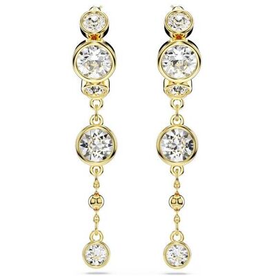 Swarovski γυναικεία σκουλαρίκια-σταγόνα στρογγυλή κοπή, λευκά, φινίρισμα από διάφορα μέταλλα "Imber" - 5680097 Swarovski γυναικεία σκουλαρίκια-σταγόνα στρογγυλή κοπή, λευκά, φινίρισμα από διάφορα μέταλλα "Imber" - 5680097