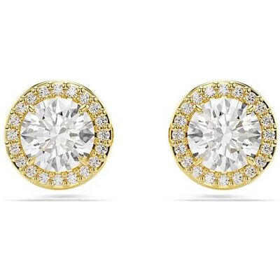 Swarovski γυναικεία σκουλαρίκια με καραφάκι, στρογγυλή κοπή, χρυσαφί τόνος, επιμετάλλωση με χρυσαφί τόνο "Una Angelic" - 5686637 Swarovski γυναικεία σκουλαρίκια με καραφάκι, στρογγυλή κοπή, χρυσαφί τόνος, επιμετάλλωση με χρυσαφί τόνο "Una Angelic" - 5686637