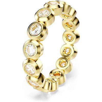 Swarovski γυναικείο δαχτυλίδι στρογγυλή κοπή, λευκό, επιμετάλλωση σε χρυσαφί τόνο "Imber" (55) - 5714309 Swarovski γυναικείο δαχτυλίδι στρογγυλή κοπή, λευκό, επιμετάλλωση σε χρυσαφί τόνο "Imber" (55) - 5714309