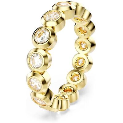 Swarovski γυναικείο δαχτυλίδι στρογγυλή κοπή, λευκό, επιμετάλλωση σε χρυσαφί τόνο "Imber" (58) - 5714312 Swarovski γυναικείο δαχτυλίδι στρογγυλή κοπή, λευκό, επιμετάλλωση σε χρυσαφί τόνο "Imber" (58) - 5714312