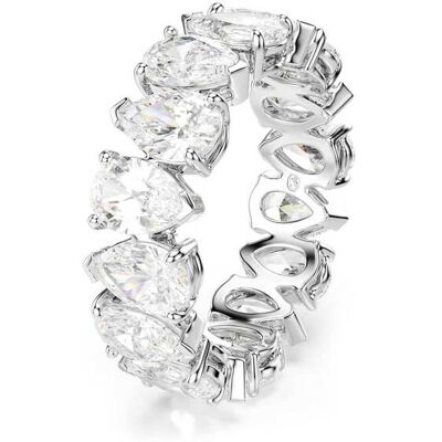 Swarovski γυναικείο δαχτυλίδι κοπή pear, λευκό, φινίρισμα σε ασημένιο τόνο "Matrix Vittore" (55) - 5689468 Swarovski γυναικείο δαχτυλίδι κοπή pear, λευκό, φινίρισμα σε ασημένιο τόνο "Matrix Vittore" (55) - 5689468