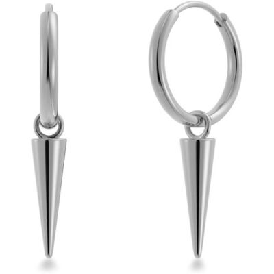 EDBLAD γυναικεία σκουλαρίκια "Peak Hoops Steel" - 124726 EDBLAD γυναικεία σκουλαρίκια "Peak Hoops Steel" - 124726