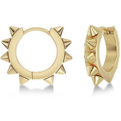 EDBLAD γυναικεία σκουλαρίκια "Peak Hoops Icon Gold" (L) - 127221 EDBLAD γυναικεία σκουλαρίκια "Peak Hoops Icon Gold" (L) - 127221