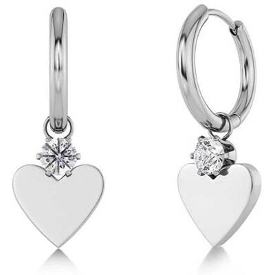 EDBLAD γυναικεία σκουλαρίκια "Love Spark Hoops Silver" - 130280 EDBLAD γυναικεία σκουλαρίκια "Love Spark Hoops Silver" - 130280