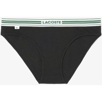 Lacoste γυναικείο εσώρουχο brief με contrast μέση και λογότυπο - 8F1333-00 Μαύρο XL Lacoste γυναικείο εσώρουχο brief με contrast μέση και λογότυπο - 8F1333-00 Μαύρο XL