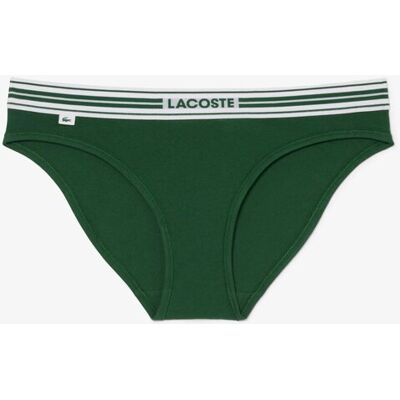 Lacoste γυναικείο εσώρουχο brief με contrast μέση και λογότυπο - 8F1333-00 Πράσινο M Lacoste γυναικείο εσώρουχο brief με contrast μέση και λογότυπο - 8F1333-00 Πράσινο M