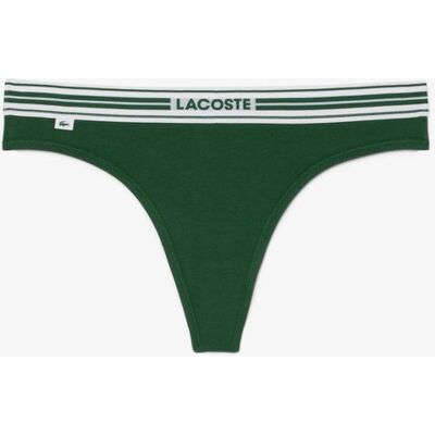 Lacoste γυναικείο εσώρουχο string brief με λογότυπο - 8F5198-00 Πράσινο M Lacoste γυναικείο εσώρουχο string brief με λογότυπο - 8F5198-00 Πράσινο M