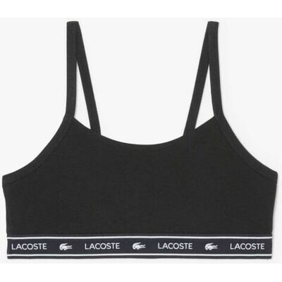 Lacoste γυναικείο σουτιέν band bralette με logo tape - IF8166-00 Μαύρο M Lacoste γυναικείο σουτιέν band bralette με logo tape - IF8166-00 Μαύρο M