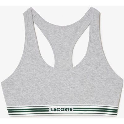 Lacoste γυναικείο εσώρουχο bralette με λογότυπο - IF8179-00 Γκρι XL Lacoste γυναικείο εσώρουχο bralette με λογότυπο - IF8179-00 Γκρι XL