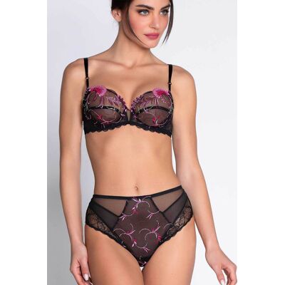 Lise Charmel γυναικείο σουτιέν με δαντέλα Cup B "Floraison Passion Underwire Bra" - ACH6086B Μαύρο 90 Lise Charmel γυναικείο σουτιέν με δαντέλα Cup B "Floraison Passion Underwire Bra" - ACH6086B Μαύρο 90
