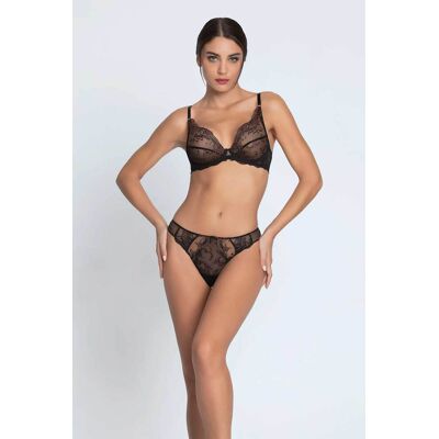 Lise Charmel γυναικείο σλιπ tanga με διαφάνεια και κέντημα "Charme Secret" - ACJ0033 Μαύρο 44 Lise Charmel γυναικείο σλιπ tanga με διαφάνεια και κέντημα "Charme Secret" - ACJ0033 Μαύρο 44