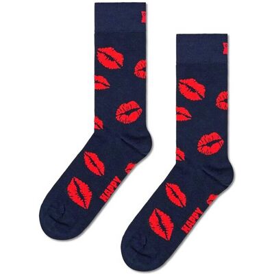 Happy Socks unisex κάλτσες "Kisses" - P001526 Μπλε Σκούρο 36/40 Happy Socks unisex κάλτσες "Kisses" - P001526 Μπλε Σκούρο 36/40