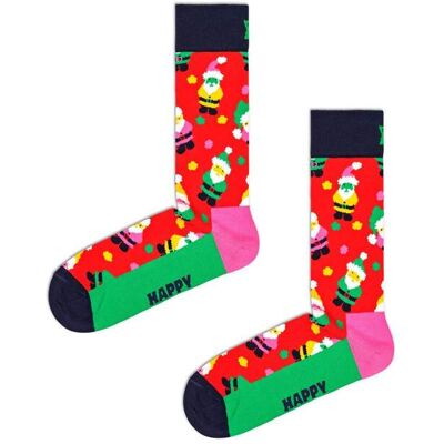 Happy Socks unisex κάλτσες "Santa" - SAN01-4400 Πολύχρωμο 36/40 Happy Socks unisex κάλτσες "Santa" - SAN01-4400 Πολύχρωμο 36/40