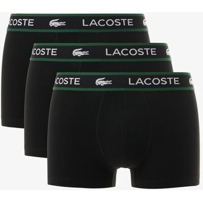 Lacoste σετ ανδρικά εσώρουχα trunk με λογότυπο (3 τεμάχια) - 5H0923 Μαύρο L Lacoste σετ ανδρικά εσώρουχα trunk με λογότυπο (3 τεμάχια) - 5H0923 Μαύρο L